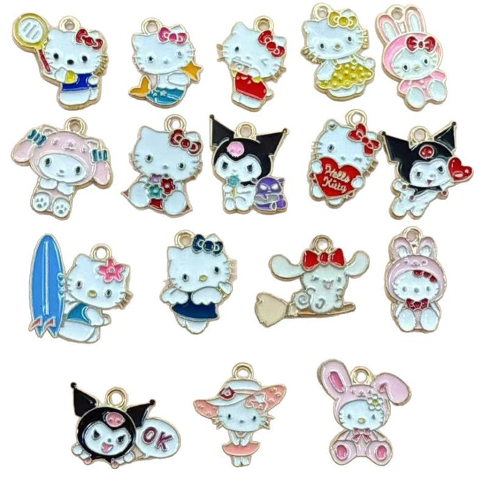 Wholesale 10pcs DIY jewelry accessories,  alloy pendants,  bracelet charms