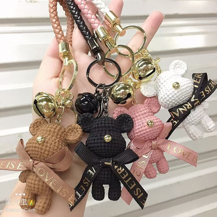 Wholesale Keychain, car keychain, creative personality, exquisite backpack pendant, cute cartoon decoration