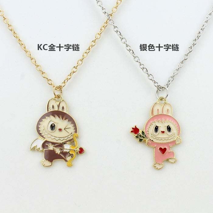 Wholesale Cartoon Jewelry Alloy Dripping Oil  Necklace