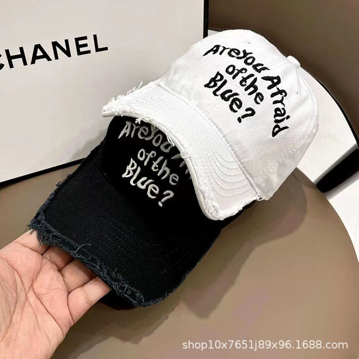 Wholesale New baseball cap, personalized retro edged duckbill cap, fashionable and versatile