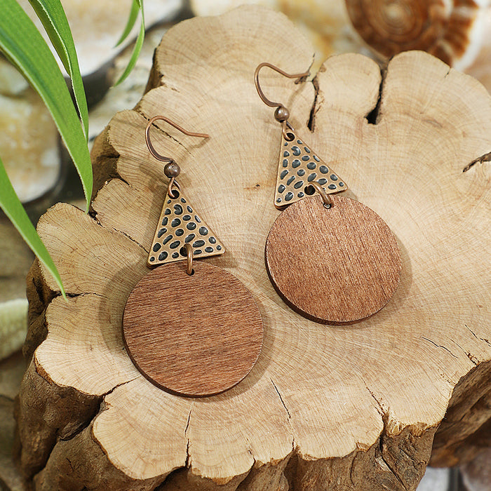 Wholesale Bohemian Tassel Geometric Earrings - Retro Ethnic Style Fashion Accessory MOQ≥2