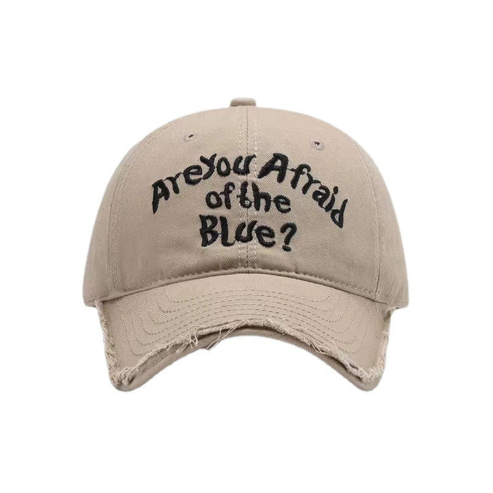 Wholesale New baseball cap, personalized retro edged duckbill cap, fashionable and versatile