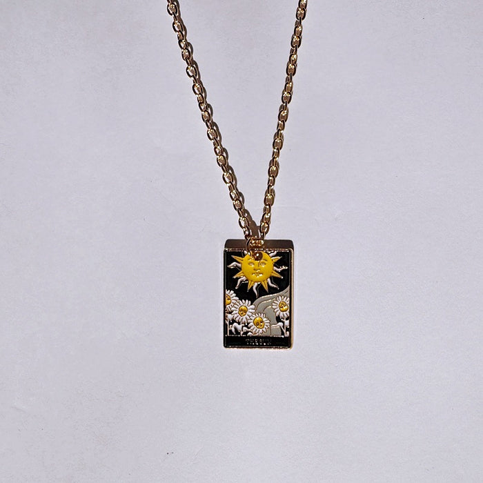 Wholesale Tarot Card Series Pendant Choker Necklace