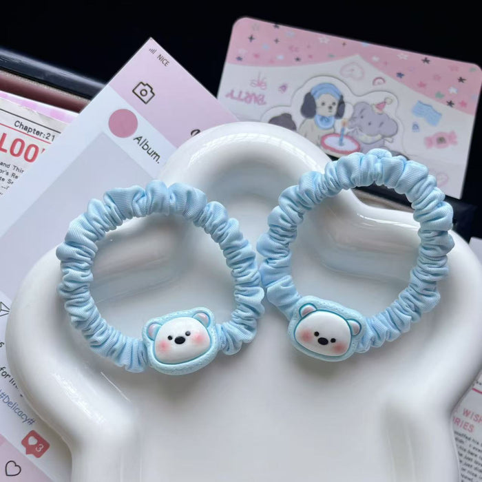 Wholesale Bear Hair Band Cartoon Ponytail Hair Rope Girl Hair Rope Hair Accessories