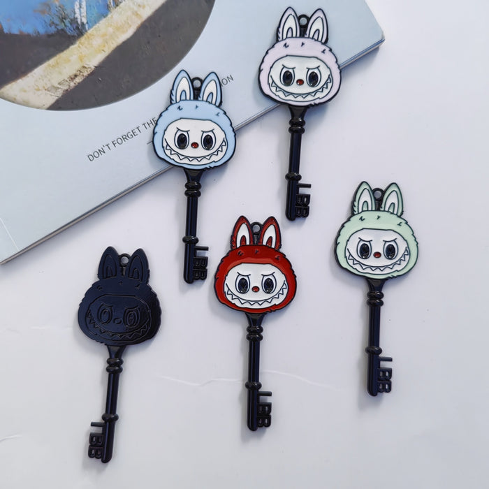 Wholesale Alloy Cloth Big Head Keychain Accessories DIY Mobile Phone Chain Bag