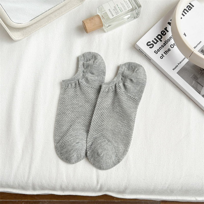 Wholesale Mesh socks, short socks, thin, shallow cut, non slip, non slip, breathable, invisible boat socks