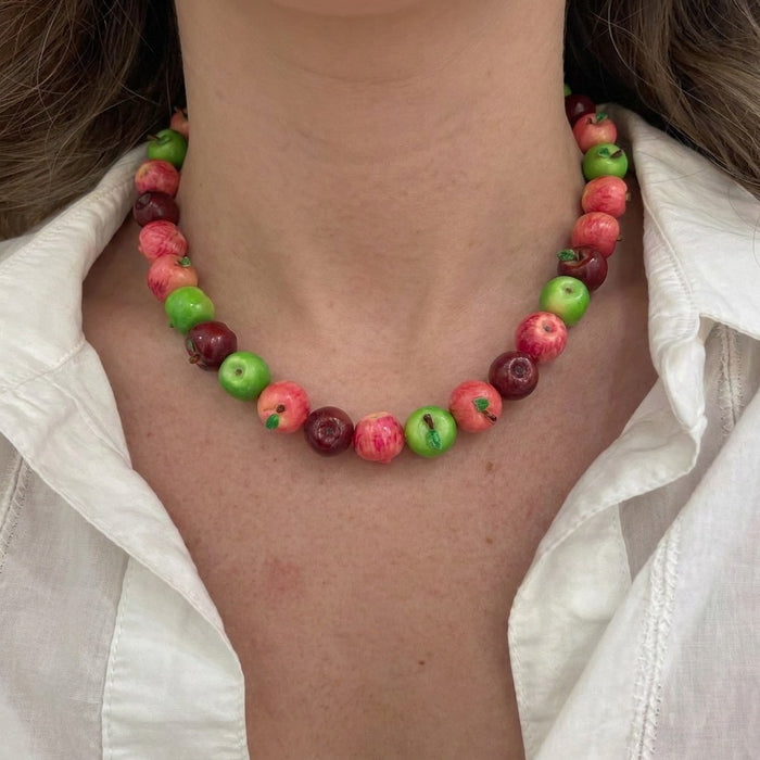 Wholesale Vintage Fruit Beaded Necklace Fashion Jewelry Accessory Gift