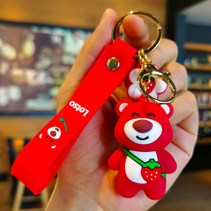 Wholesale Cartoon Doll Silicone Keychain JDC-KC-Tingm269