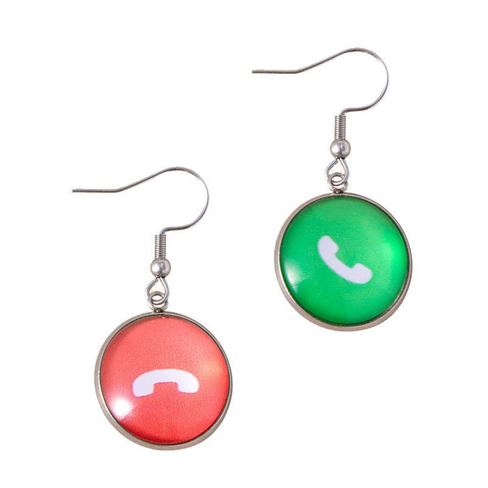 Wholesale Caller Tips Style Round Earrings JDC-NS-FuSu008