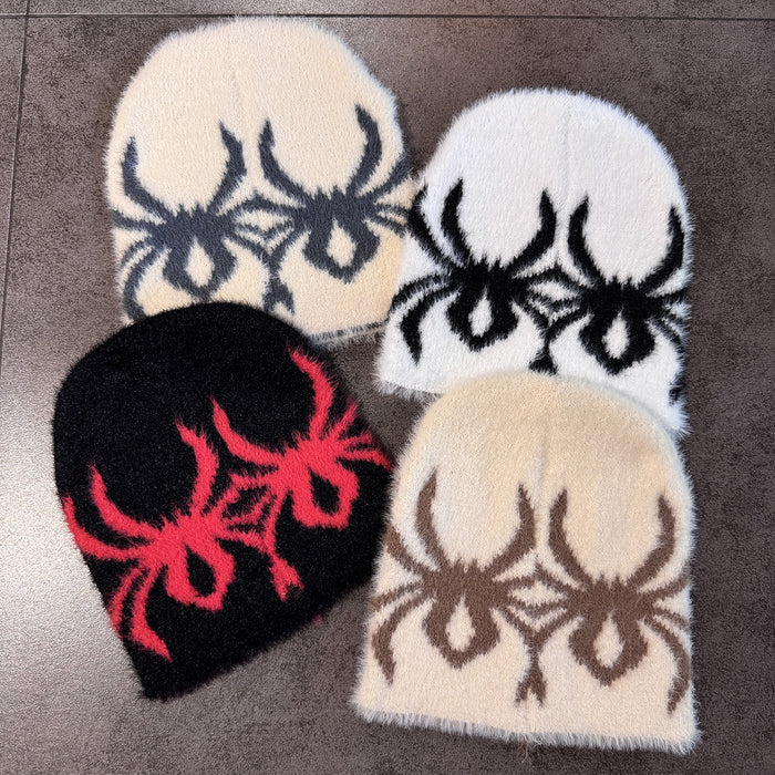 Wholesale  jacquard knitted hat for men and women autumn and winter new fashion imitation mink warm wool hat