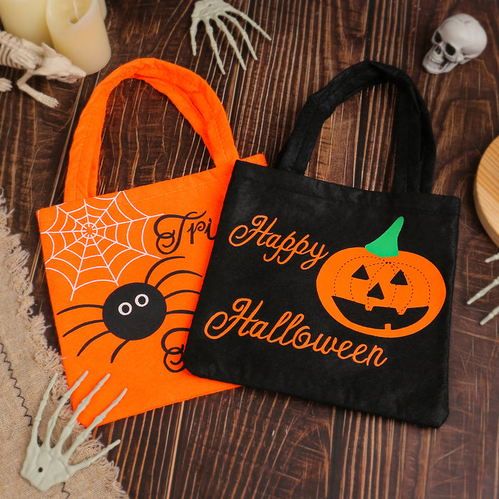 Wholesale  Pumpkin Candy Tote Bag Witch Ghost Festival Shopping Mall Kindergarten Cookie Gift Bag  Decoration