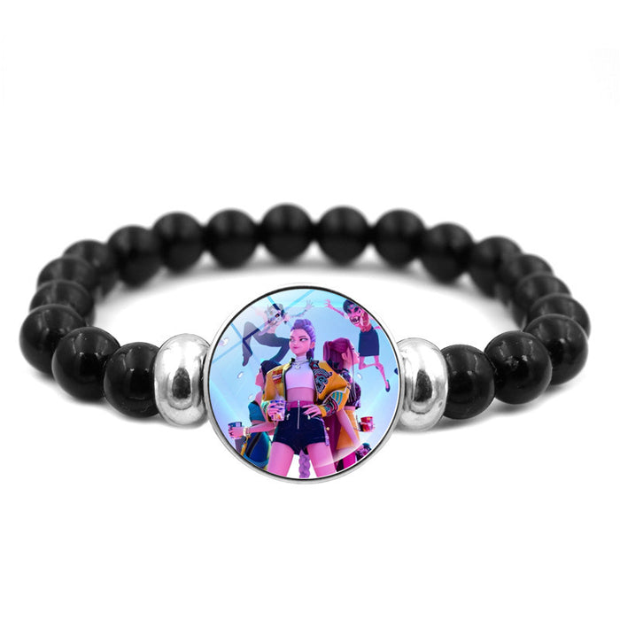 Wholesale K-POP Bracelet Girl Gift Accessory Colorful Beaded Bracelet