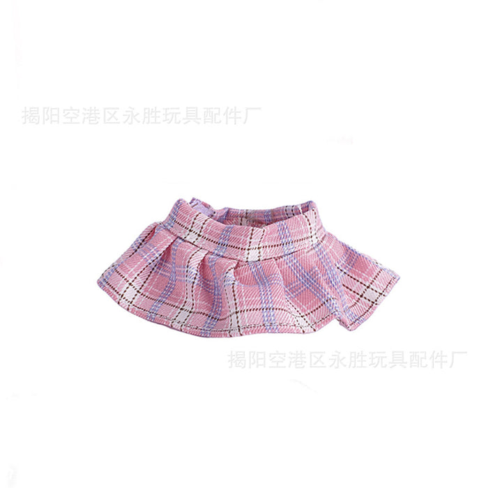 Wholesale 6pcs/set Only Clothes Are Suitable for Vinyl Dolls,  Plush Dolls and Other Wearable Wool Clothes to Change Clothes