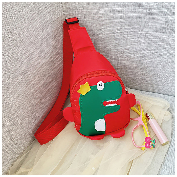 Wholesale Children's Bags Cute and Fashionable Children's Stylish Mini Dinosaur Cartoon Single Shoulder Crossbody Bag JDC-SD-MO001