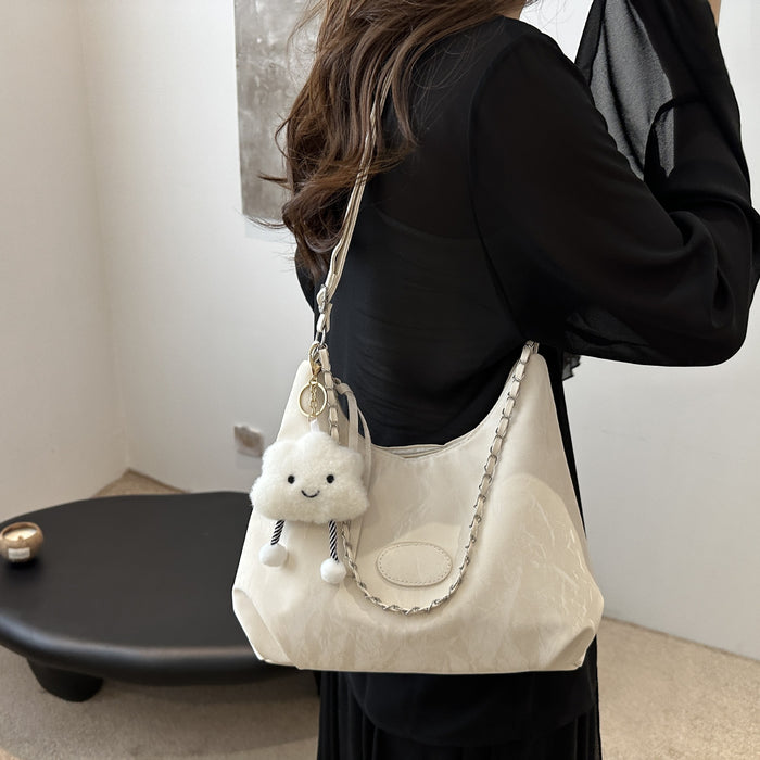 Wholesale Personalized commuting shoulder bag, fashionable large capacity tote bag, casual