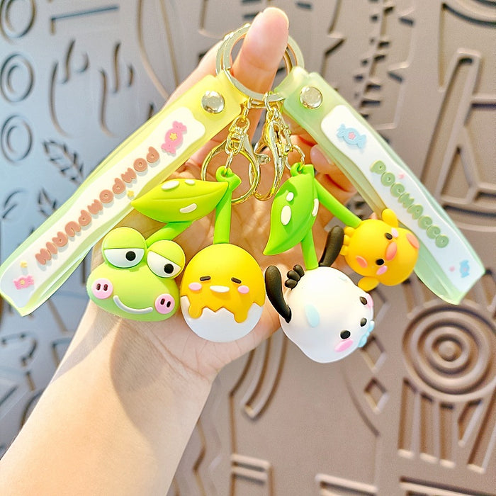 Wholesale Cartoon Doll Silicone Keychain JDC-KC-MingT267