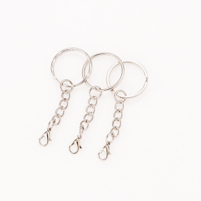 Wholesale Metal key ring with chain jewelry pendant handmade key chain pendant