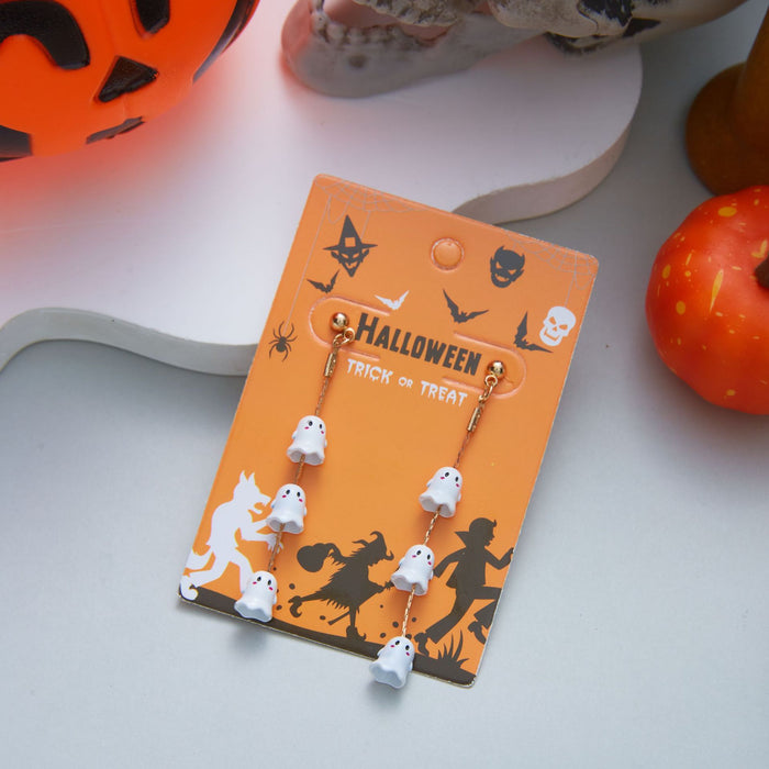 Wholesale Ghost Tassel Earrings Alloy Party Jewelry Accessory