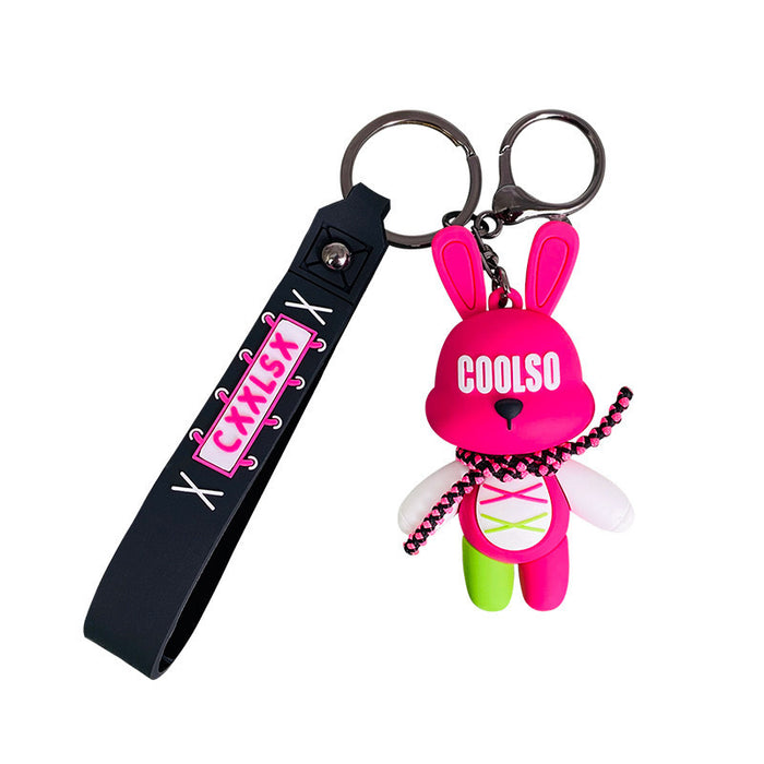 Wholesale Cartoon keychain cute doll backpack car pendant chain decoration