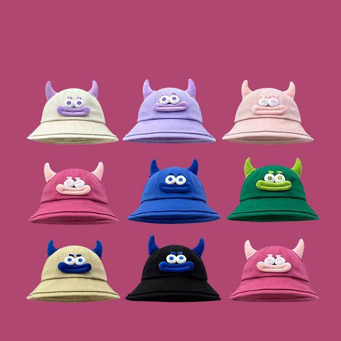 Wholesale Cute sunscreen basin hat, new cartoon fisherman hat