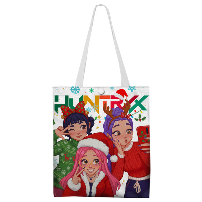 Wholesale KPOP Christmas Cartoon Merchandise Canvas Shoulder Bag