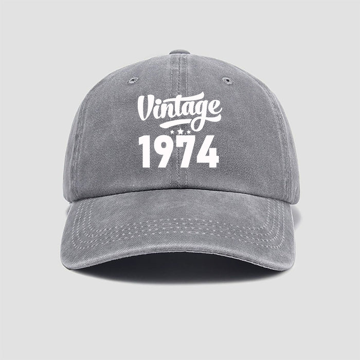 Wholesale Washed cotton printed vintage baseball cap, soft top sun hat