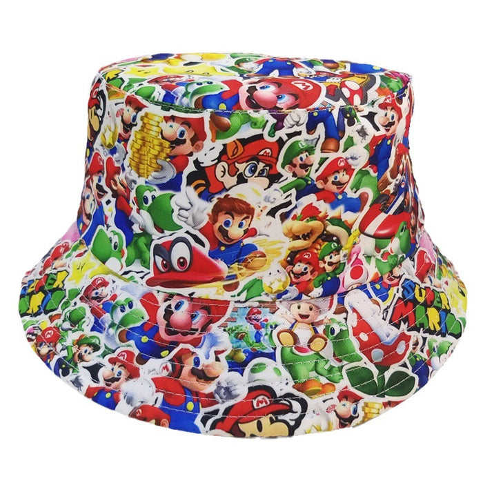 Wholesale Cartoon Print Cotton Bucket Hat JDC-FH-BoD017