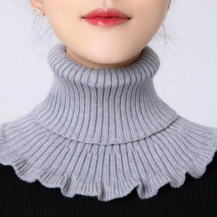 Wholesale All-match Fake collar high collar neck guard fake collar new autumn and winter windproof knitted warm neck cover