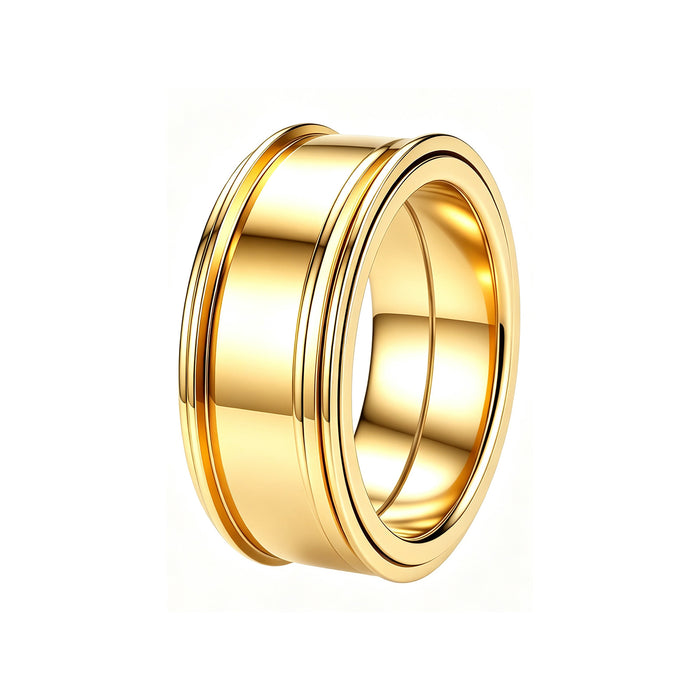 Wholesale Rotating Spinner Ring Blank Stainless Steel DIY Jewelry Accessory