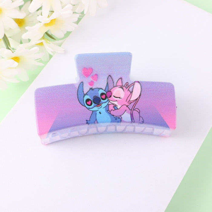 Wholesale acrylic double-sided grab clip back of the head shark clip