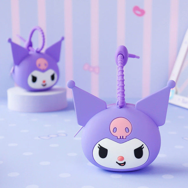 Wholesale Cute Round Bag  Children's Silicone Crossbody Bag  Girl's Change Earphone Bag