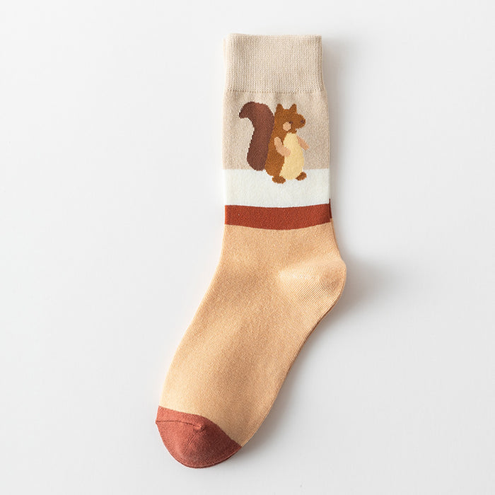 Wholesale Socks, Long Socks, Cartoon, Mid Tube, Cotton Socks