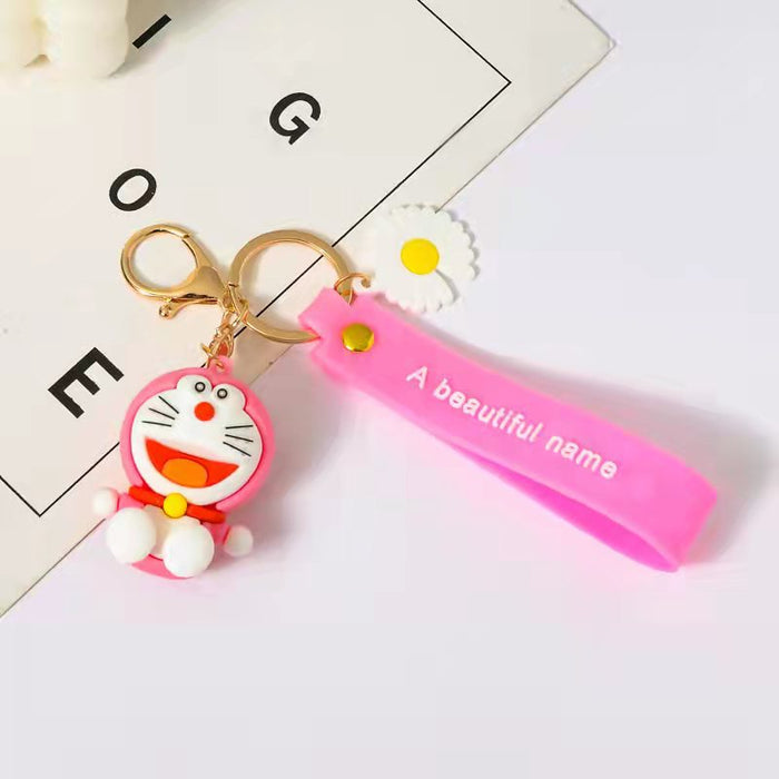 Wholesale Keychain small gift machine cat car key pendant