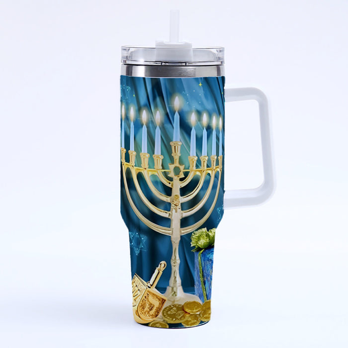 Wholesale 40oz Hanukkah Stainless Steel Thermos Cup