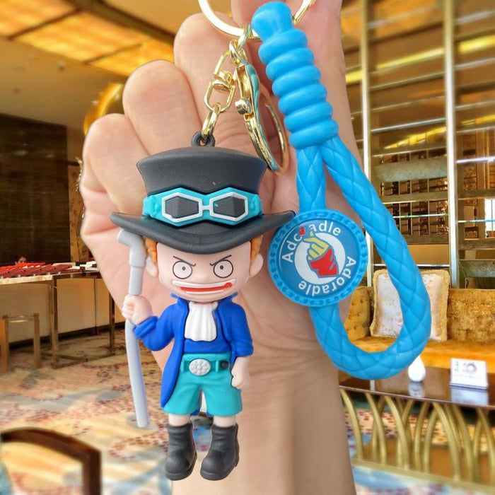 Wholesale Silicone Cartoon Doll Keychain JDC-KC-MingT230