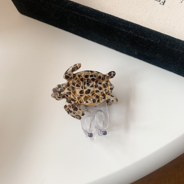 Wholesale Ocean Series Turtle Acetic Acid Grab Hair Clip Tail Clip Niche High-end Touched Hair Accessories Hairpin Shark Clip Women