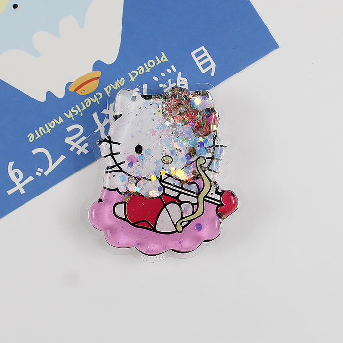 Wholesale Creative Cartoon Quicksand Phone Cushion Stand