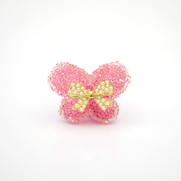 Wholesale Butterfly Sugar Beads Acrylic DIY Beads JDC-BDS-HuaZ011
