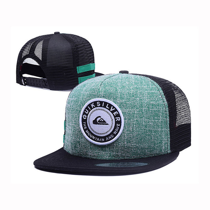 Wholesale Fashionable sports and leisure mesh cap, adjustable flat brim cap, sun visor cap, baseball cap