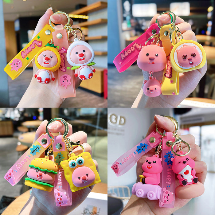 Wholesale Cartoon Keychain Exquisite Doll Bag Car Pendant Chain JDC-KC-NLu040