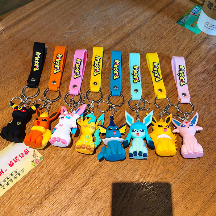 Wholesale Cartoon Doll Silicone Keychain JDC-KC-Tingm137