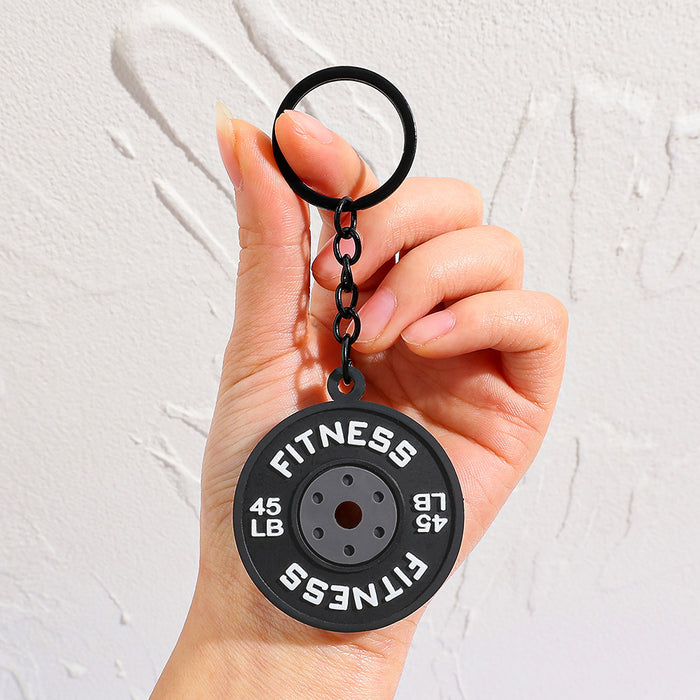 Wholesale Creative Mini Dumbbell Keychain