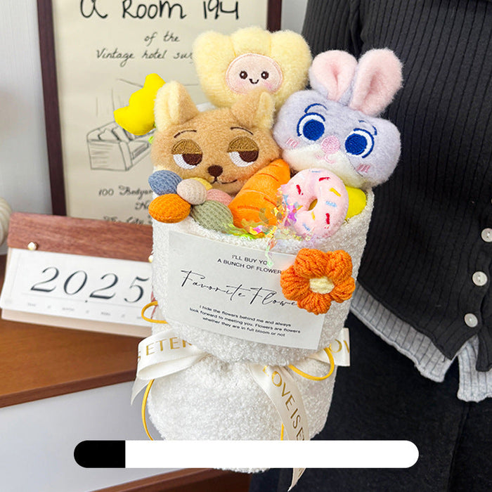 Wholesale Birthday gift plush doll bouquet