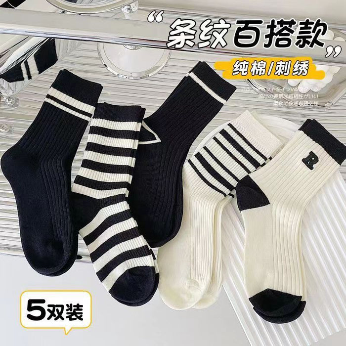 Wholesale Men's Socks with Plush Warm Cotton Socks Long Socks Looped Socks Mid Length Socks Thick Towel Socks for The Elderly JDC-SK-JiaMu005