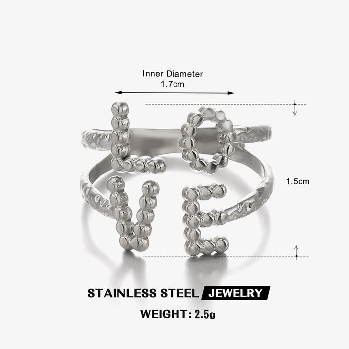 Wholesale Fashionable and trendy gold-plated design open ring