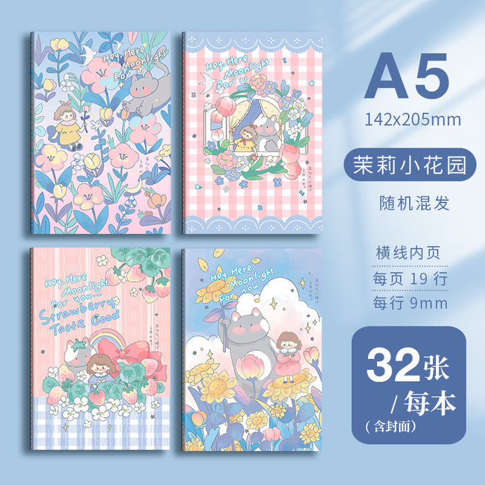 Wholesale 2pcs A5 cartoon retro notebook B5 cute stationery