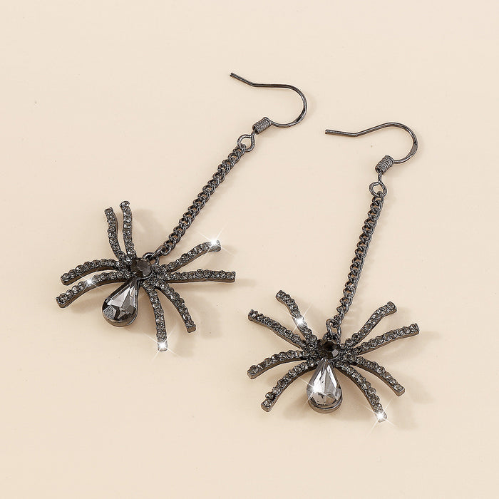 Wholesale Alloy Wansheng New Exaggerated Spider Earrings JDC-ES-QianDi002