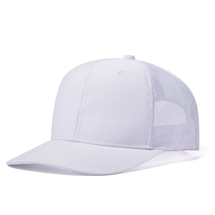 Wholesale Khaki pure color light board duckbill cap with wide brim and breathable mesh baseball cap