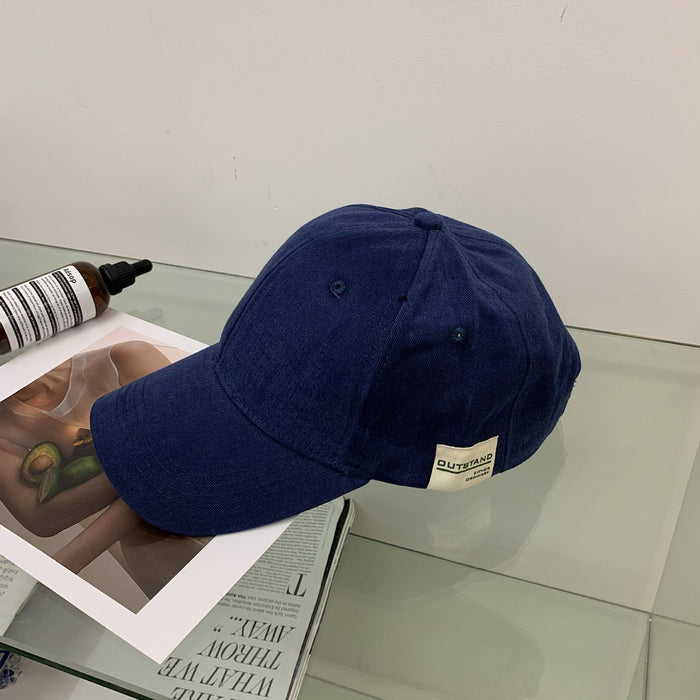 Wholesale New retro patchwork baseball cap versatile spring and summer sun hat soft top duckbill cap for men