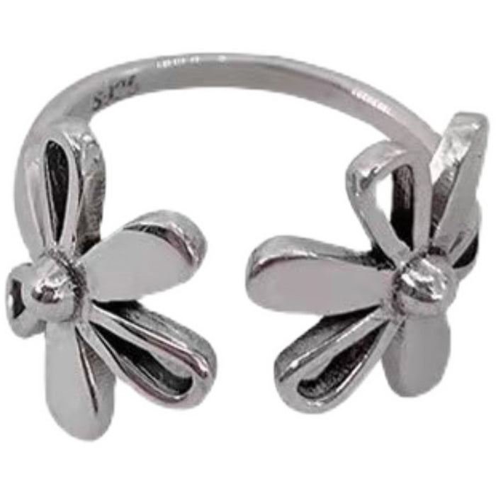 Wholesale  finger ring female flower opening ring